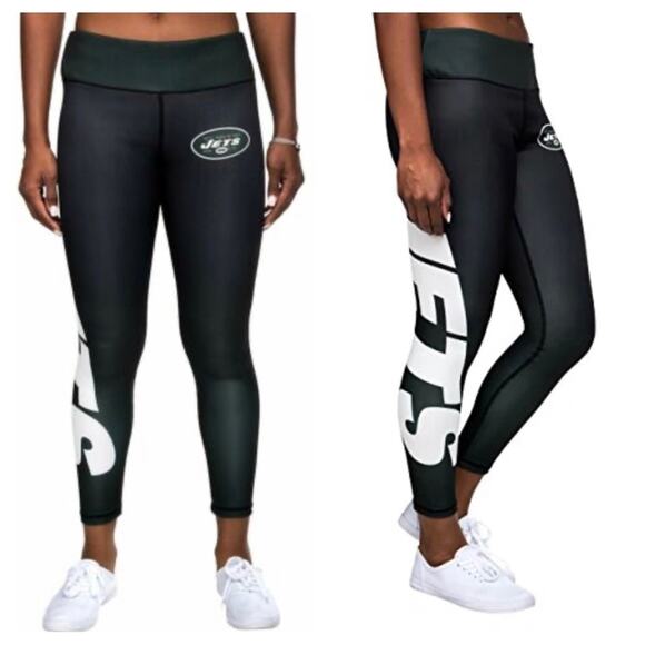 NEW New York Jets Women’s Size XS NFL Football Team Apparel Leggings - Picture 1 of 9